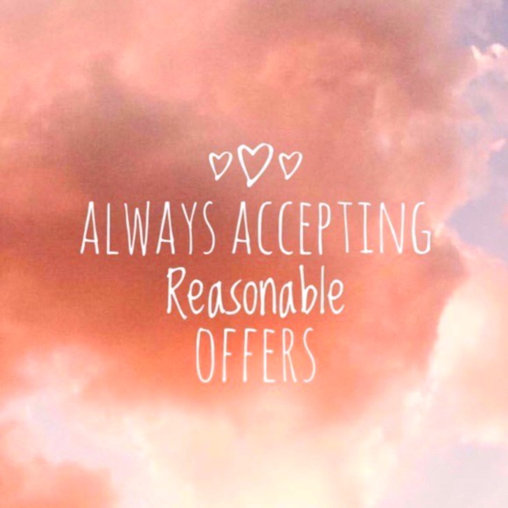 Like an item?Make a reasonable offer, we make small portion as Posh takes profit